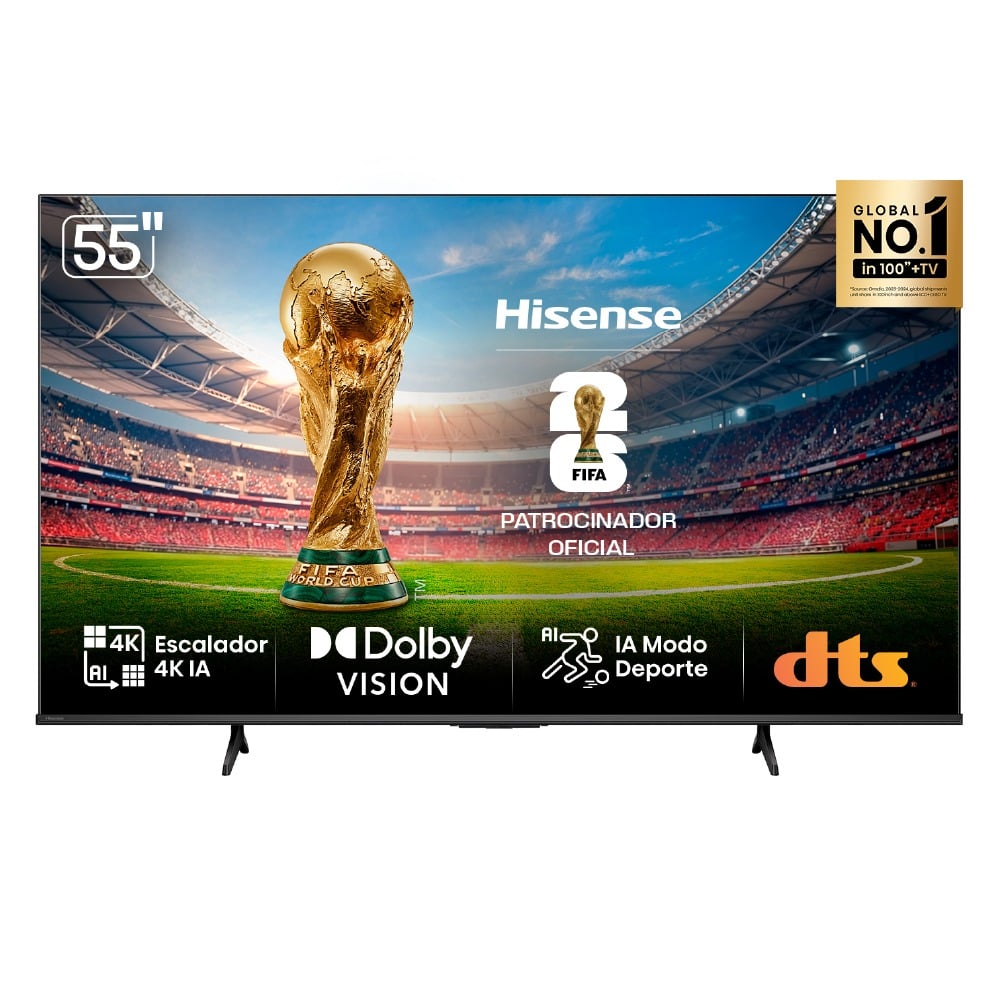 Televisor Hisense Smart A6N LED 4K UHD 55"