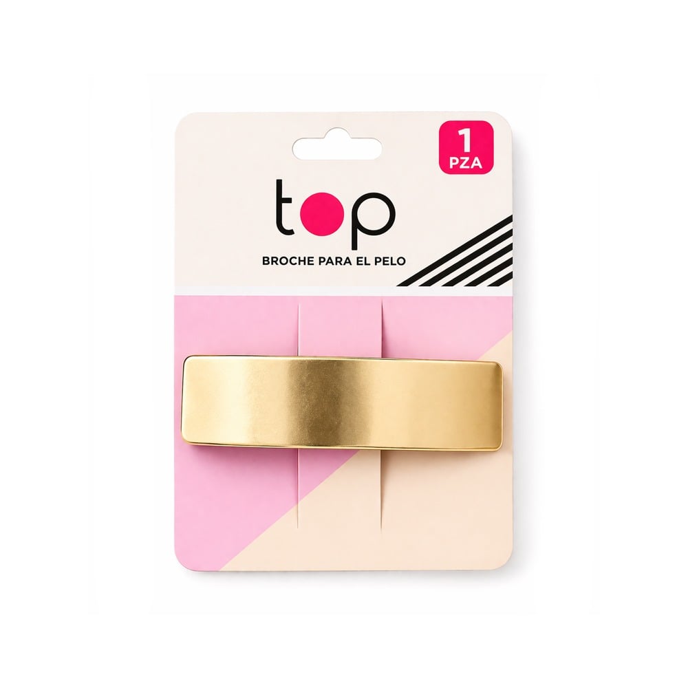 Broche para el pelo Top Liso Grande 1 Unidad Diseños Surtidos