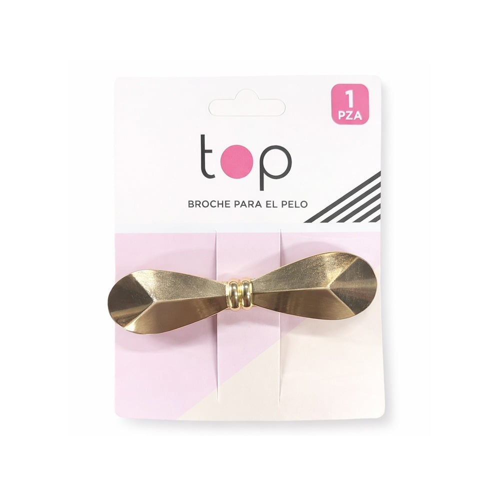 Broche para el Pelo Top Dorado 1 Unidad Diseños Surtidos