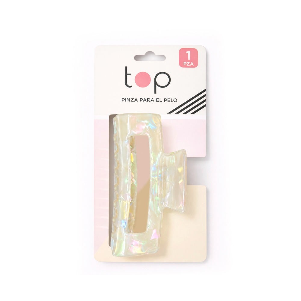 Pinza para el Pelo Top Nacar Tornasol 1 Unidad 