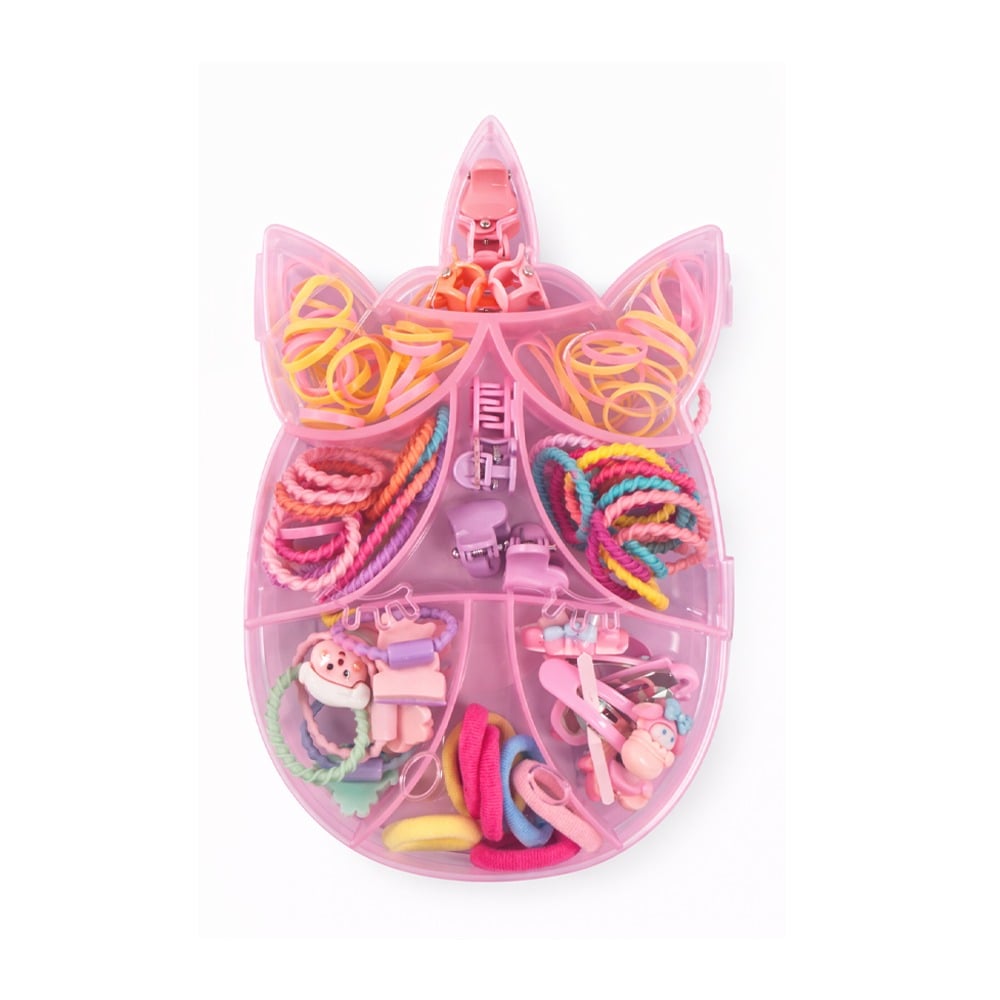 Set de Accesorios Top para el Pelo Unicornio 74 Unidades 