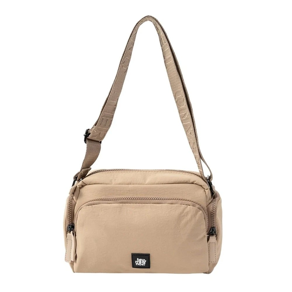 Bandolera de Tela Terrano M Beige