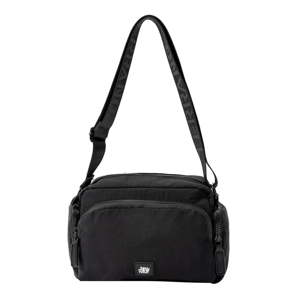 Bandolera de Tela Terrano M Negro
