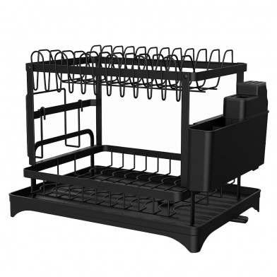 Escurridor de Platos Farma Hogar Negro