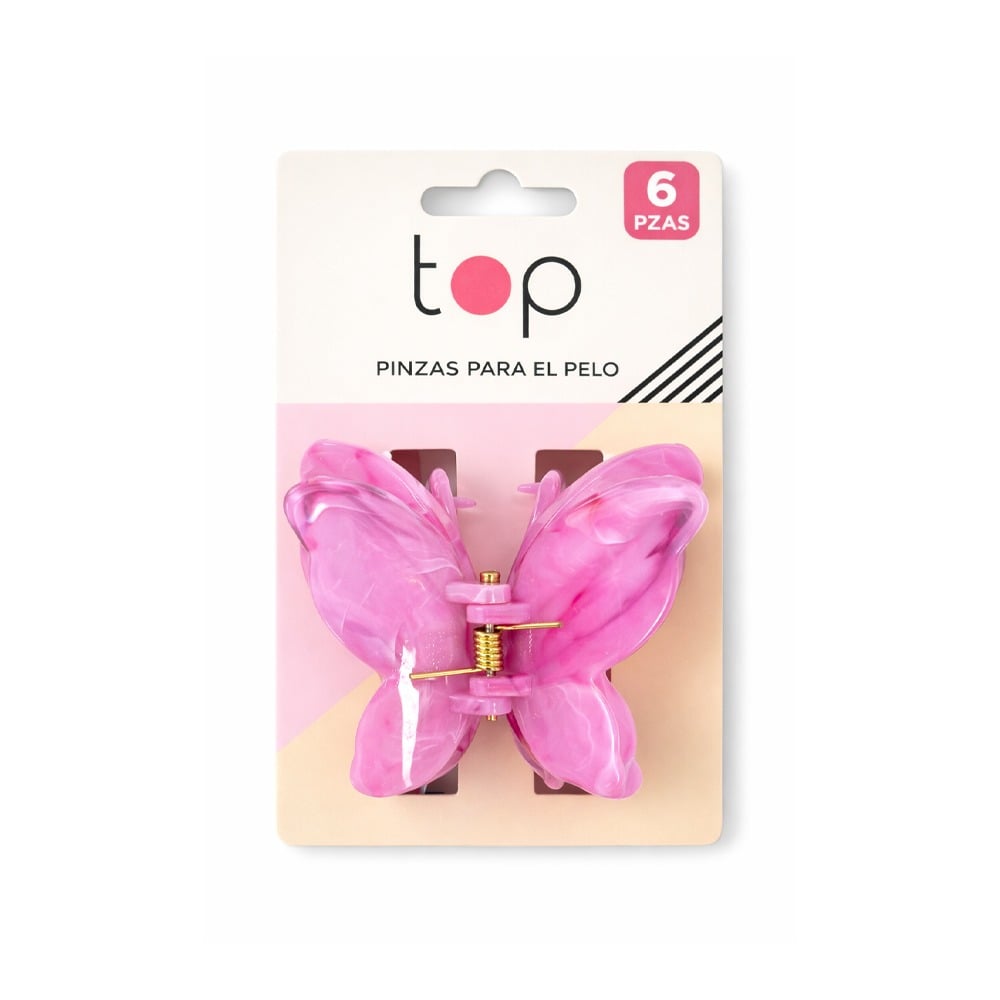 Pinza para el Pelo Top Mariposa 1 Unidad Colores Surtidos
