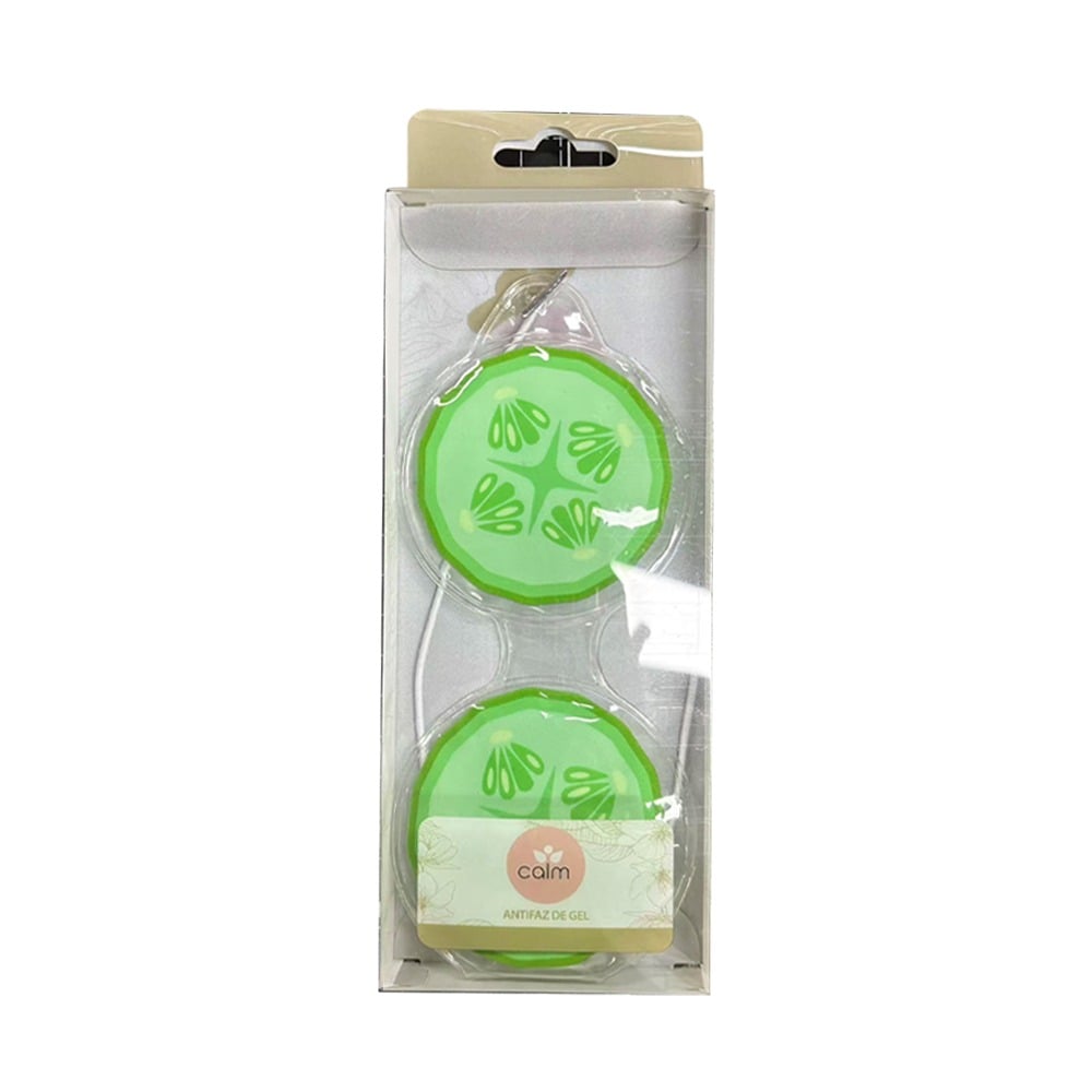 Antifaz Calm en gel Rodajas Pepino