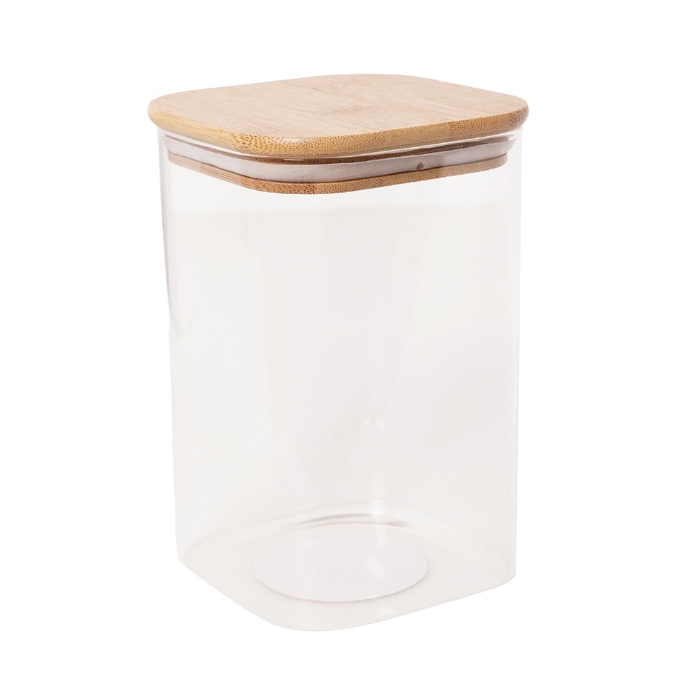 Frasco de Vidrio Farma Hogar Cuadrado 1 L