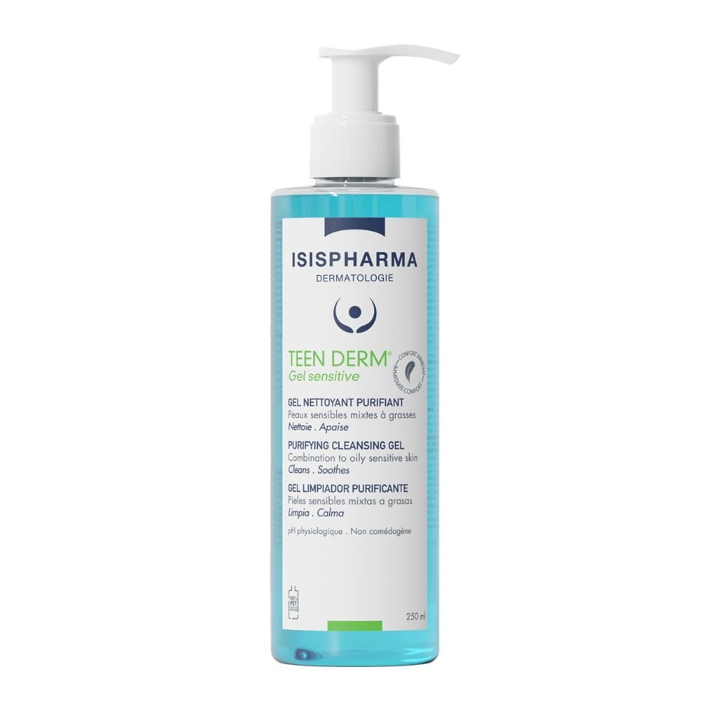 Gel de Limpieza Isispharma Teen Derm Sensitive 250 ml