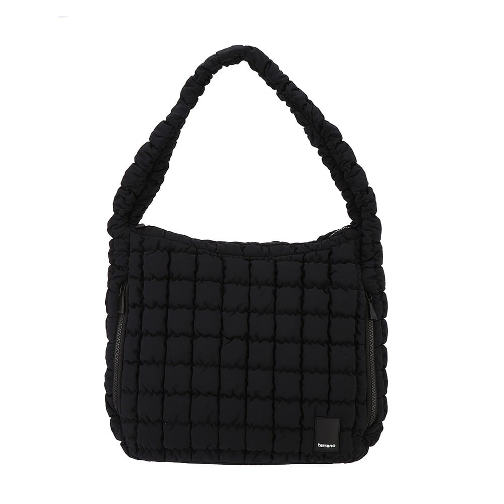 Bolso Terrano Zoe Capitoneado Negro