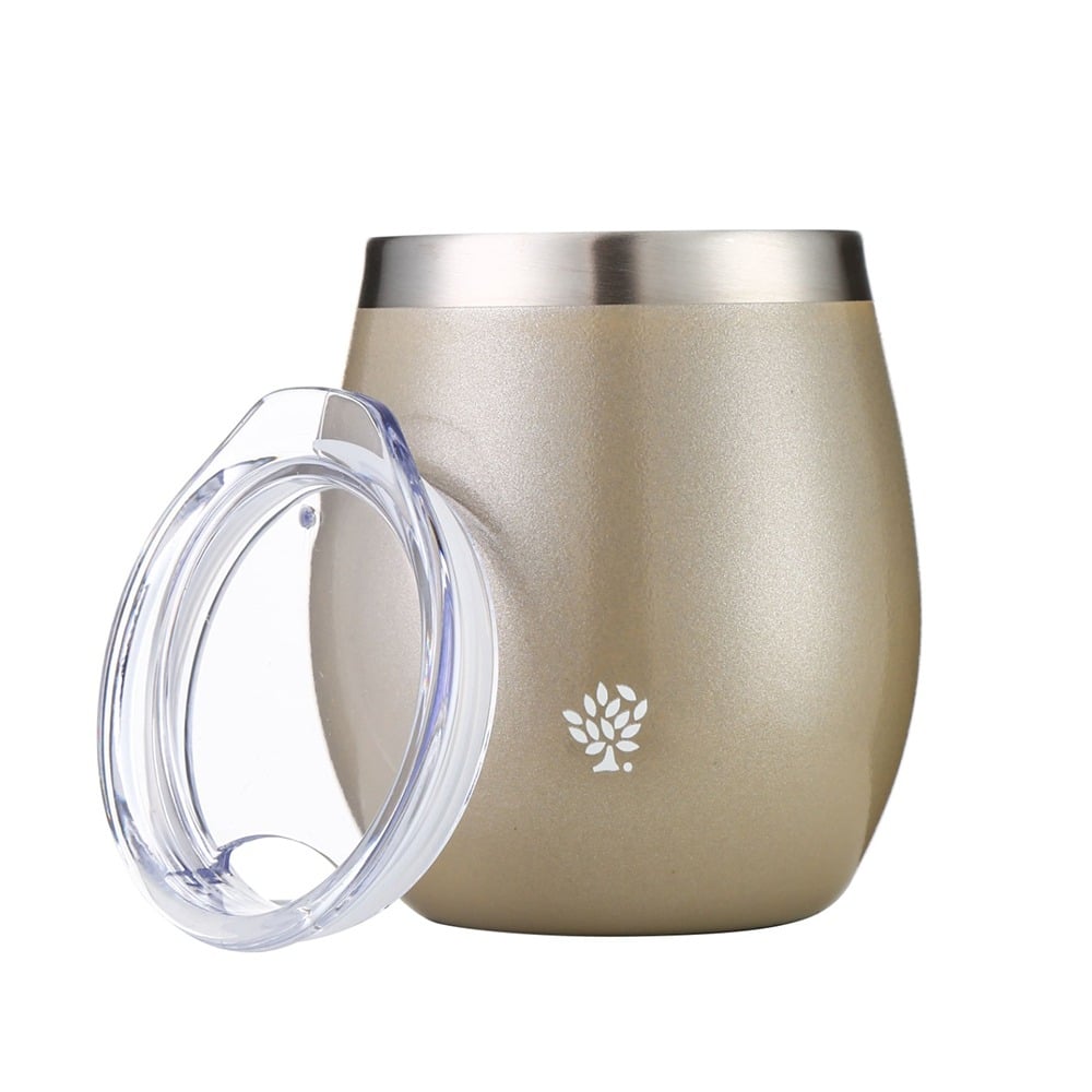 Mate Terrano Acero Inoxidable con Tapa Oro