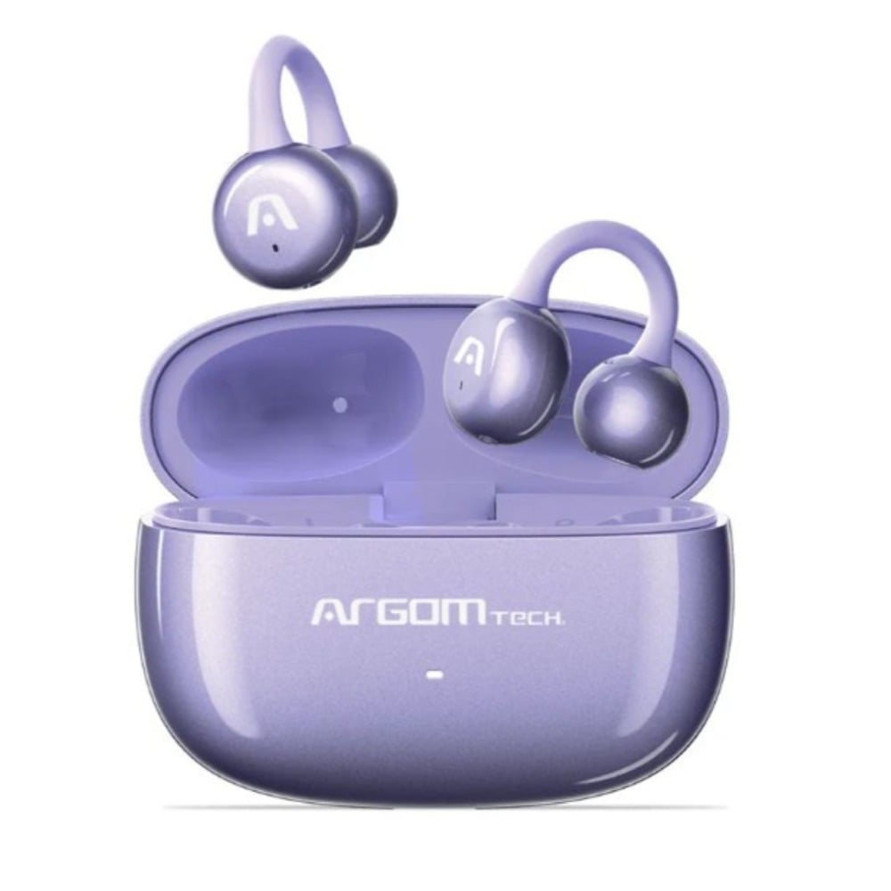 Auriculares Argom E40 Clip On Design Violetas