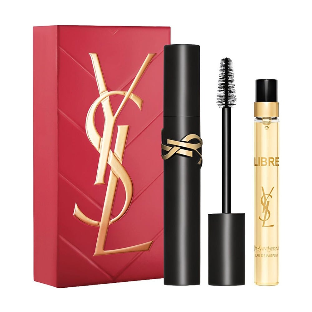 Cofre Yves Saint Laurent M&aacute;scara de Pesta&ntilde;as Lash Clash + Mini Talla Libre EDP Femme 10 ml