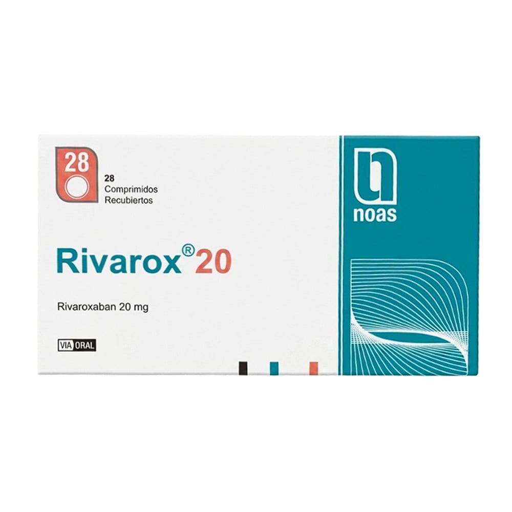 Rivarox 20 mg 28 Comprimidos Recubiertos