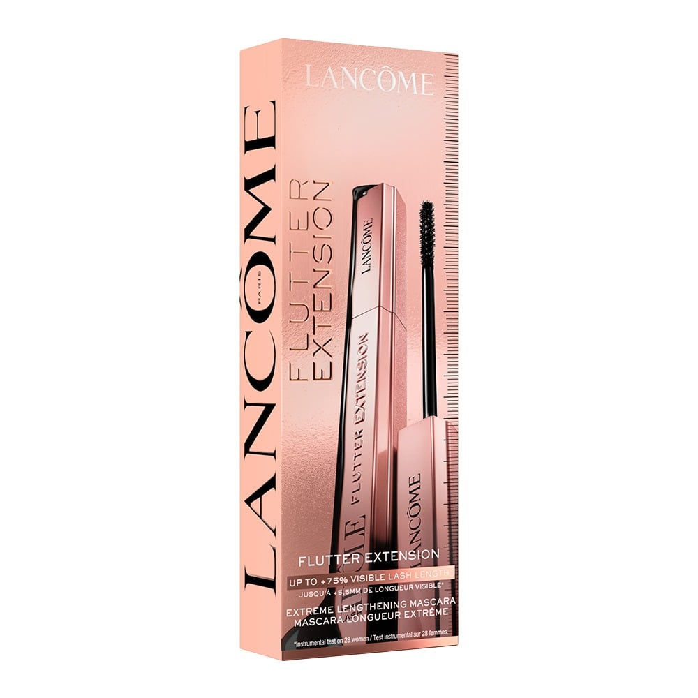 Cofre Lancôme Máscara de Pestañas Flutter Extension + Mini Labial Idôle Butterglow