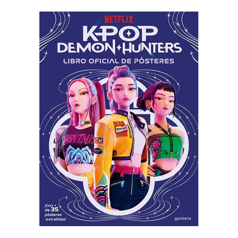 Libro K-POP Demon Hunters Libro Oficial De Pósteres