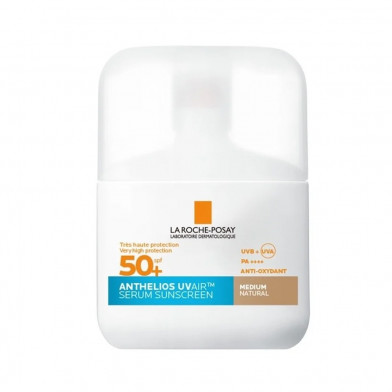 Protector Solar en Sérum La Roche Posay Anthelios UVAIR FPS50+ Tono Medio 50 ml