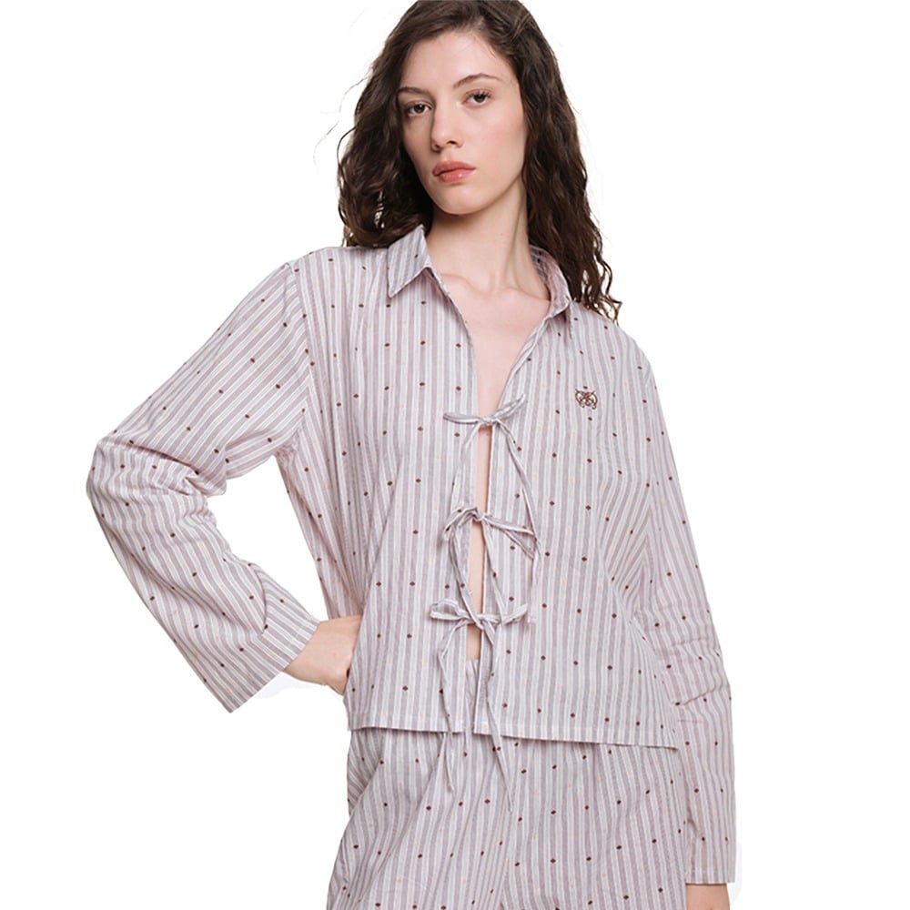 Camisa Bratty Pimentón Marrón Talle XG