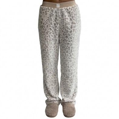 Pantalón Flip Pimentón Leopardo Beige Talle P