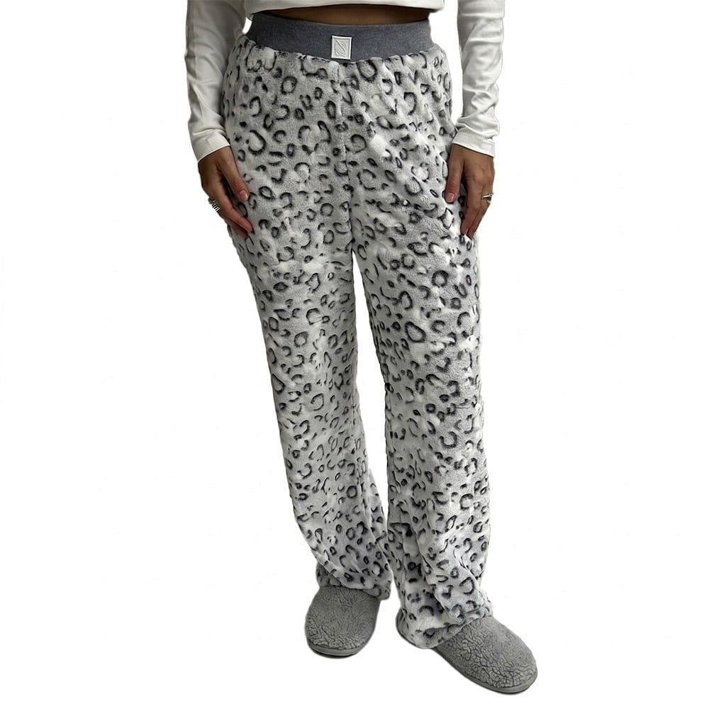 Pantalón Flip Pimentón Leopardo Gris Talle P