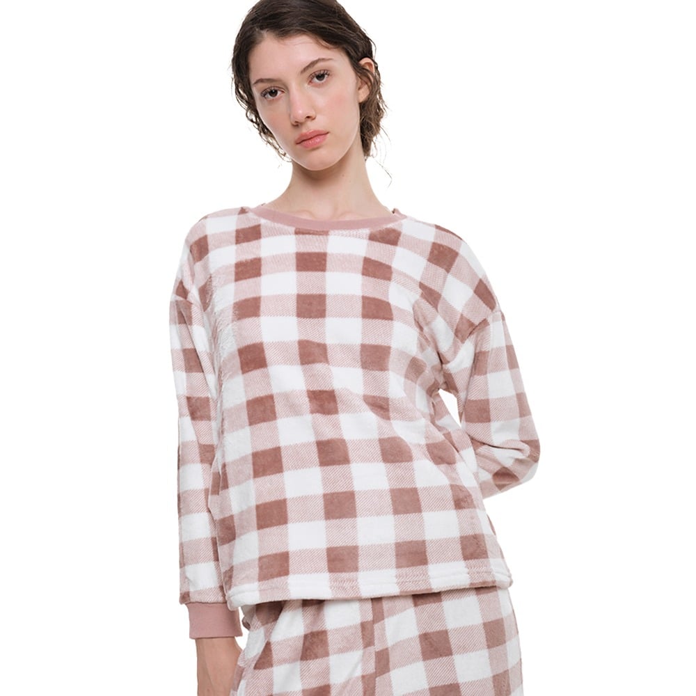 Buzo Pía Pimentón Vichy Talle XG