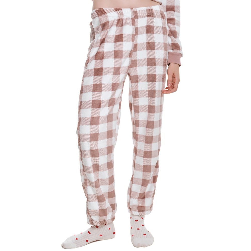 Pantalón Pía Pimentón Vichy Talle XG