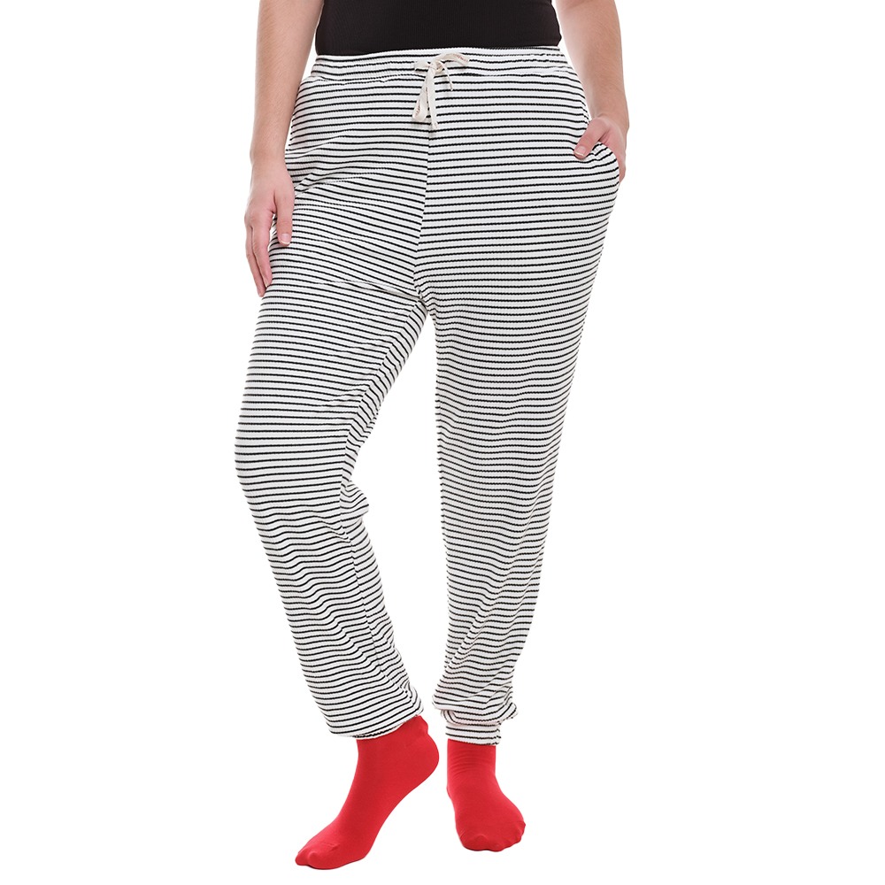 Pantalón Verona Pimentón Blanco y Negro Talle M