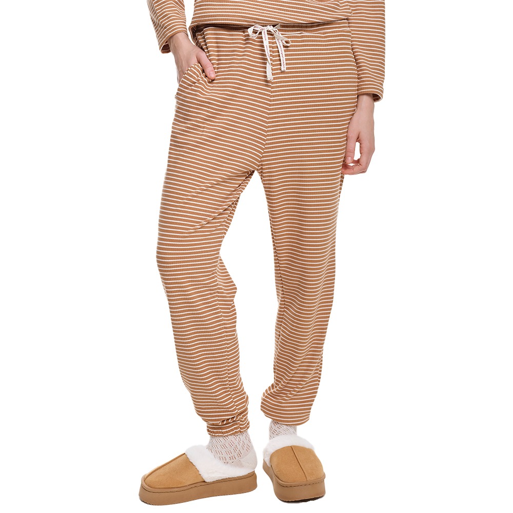 Pantalón Verona Pimentón Blanco y Marrón Talle M