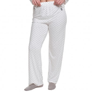 Pantalón Charlotte Pimentón Polka Dots Blanco y Negro Talle M