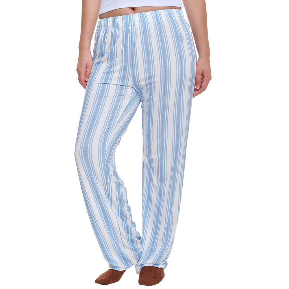 Pantalón Charlotte Pimentón Rayas Celeste y Blanco Talle P