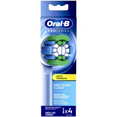 Repuesto Cepillo de Dientes Eléctrico Oral B Precision Clean 4 Unidades