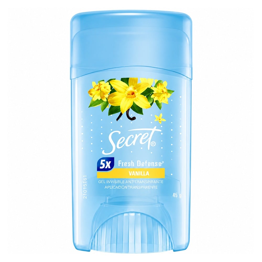 Antitranspirante en Gel Secret Woman Vainilla 45 g
