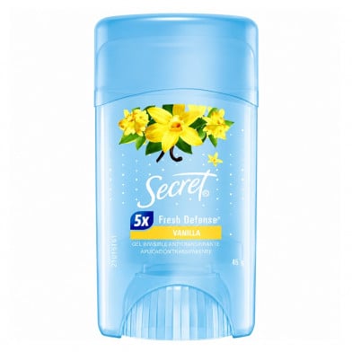 Antitranspirante en Gel Secret Woman Vainilla 45 g