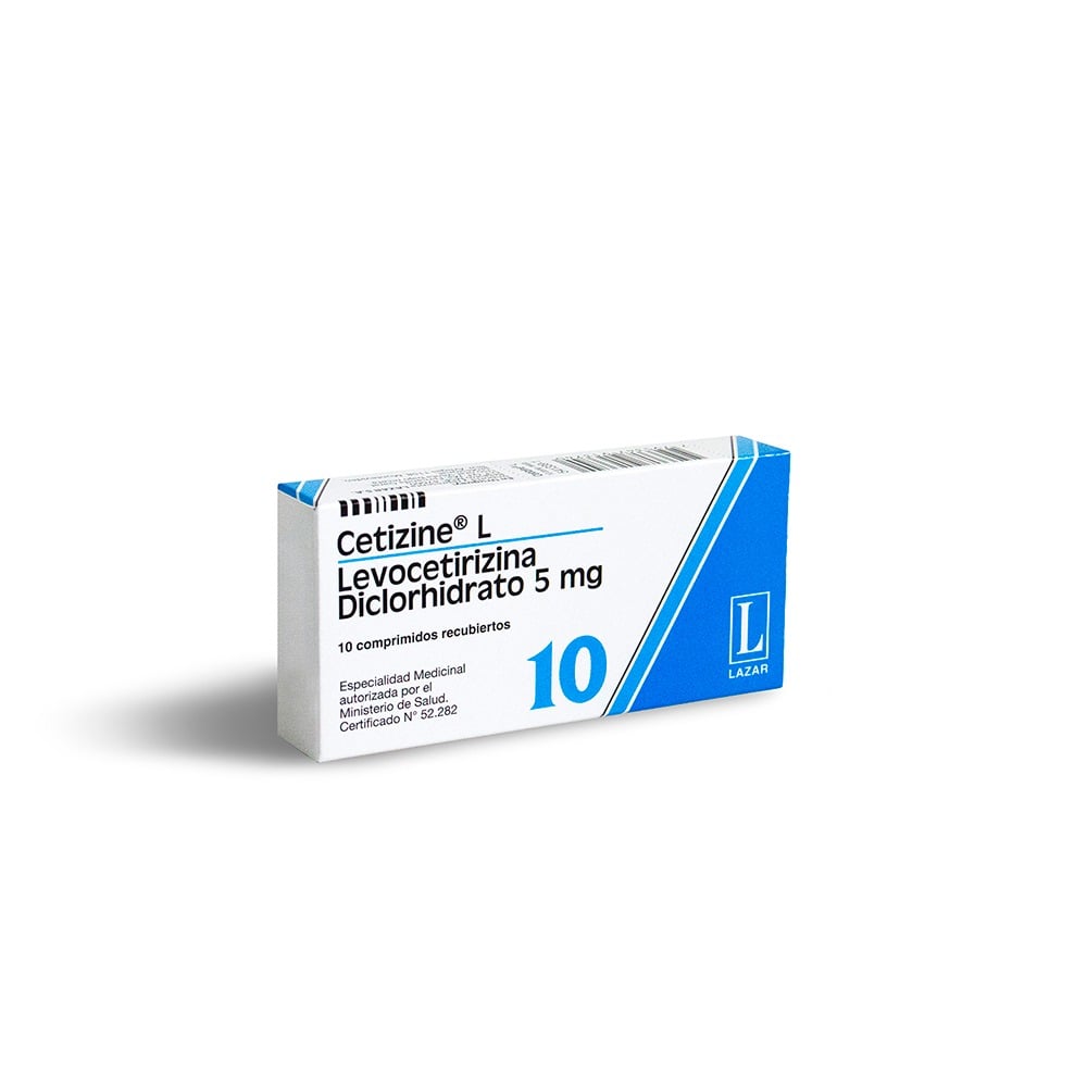 Cetizine L 5 mg 10 Comprimidos Recubiertos