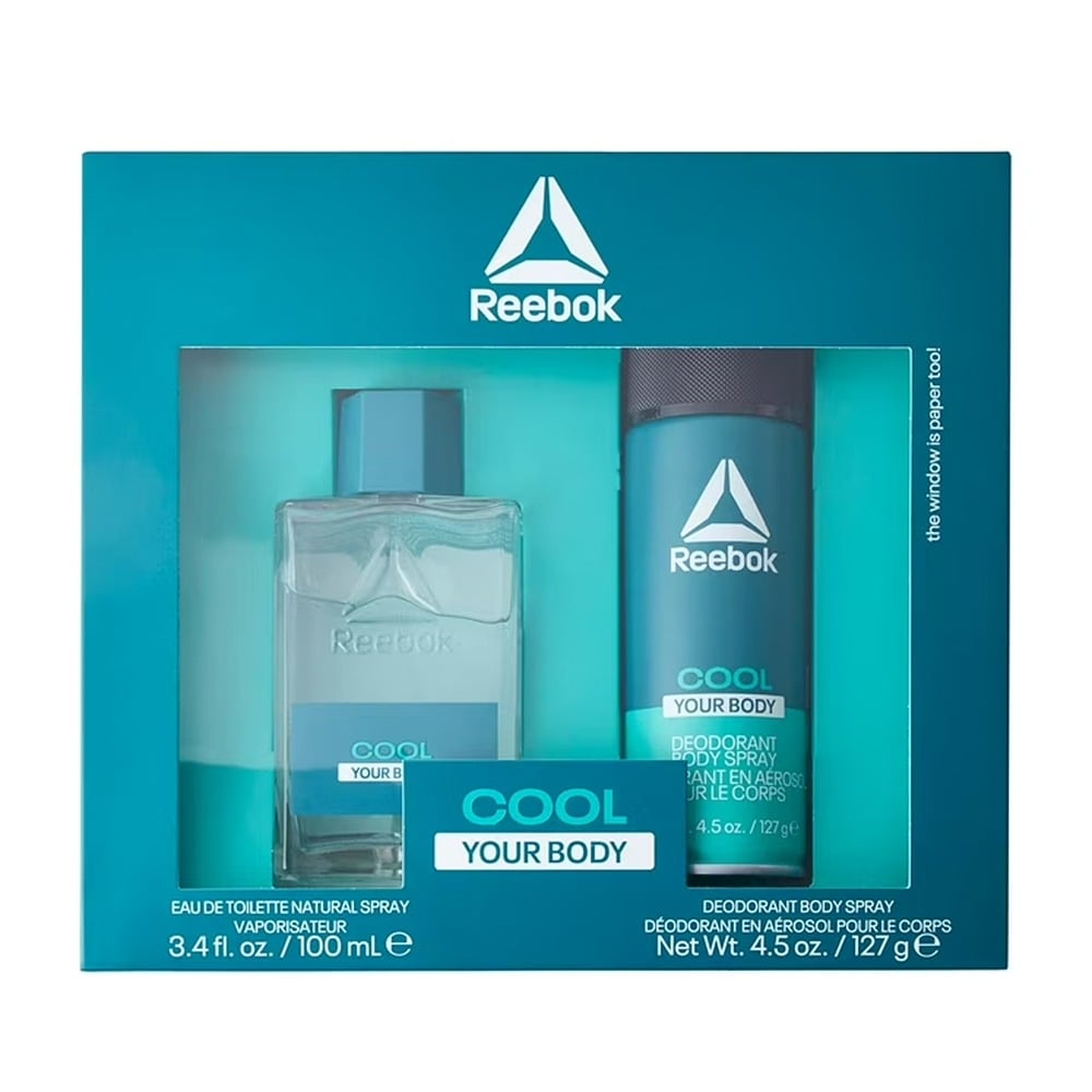 Pack Reebok Cool Your Body Perfume Men EDT 100 ml + Desodorante 150 ml