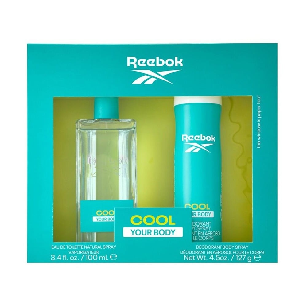 Pack Reebok Cool Your Body Perfume Femme EDT 100 ml + Desodorante 150 ml