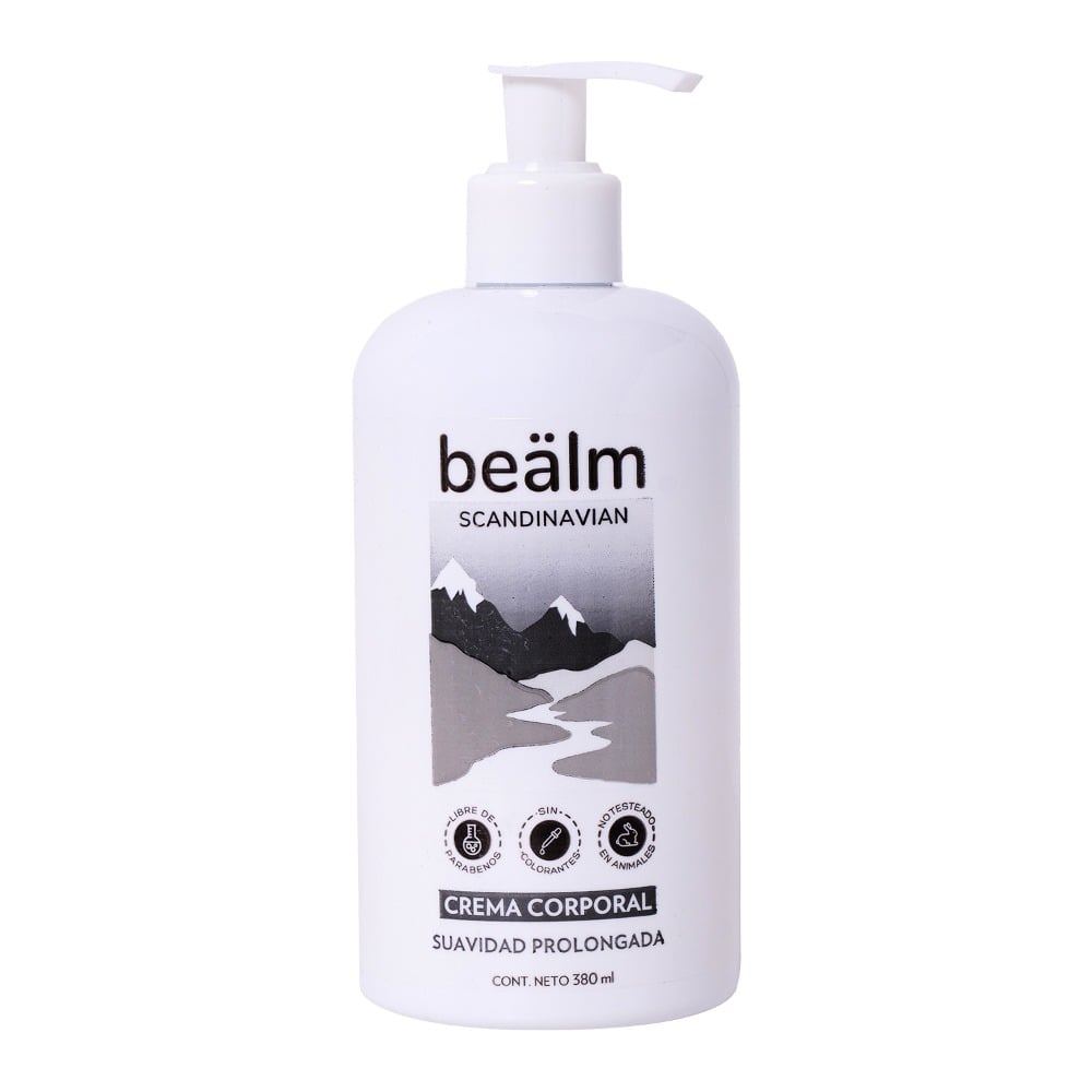 Crema Corporal Beälm Suavidad Prolongada 380 ml