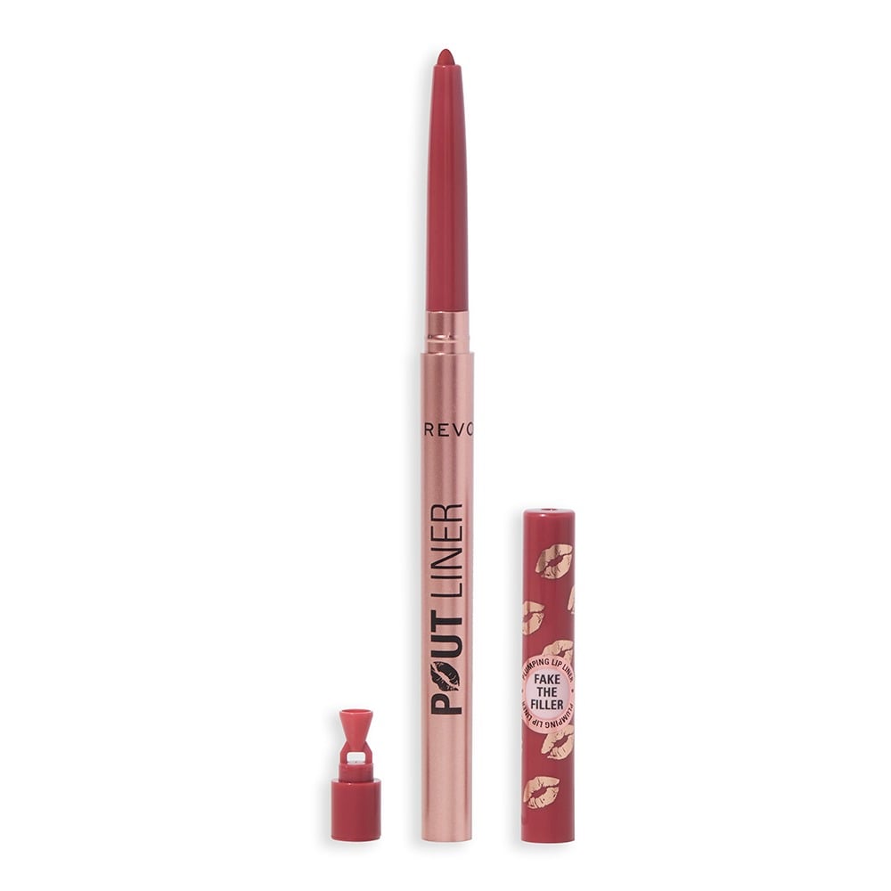 Delineador de Labios Revolution Pout Bomb Plumping Melba Warm Peach