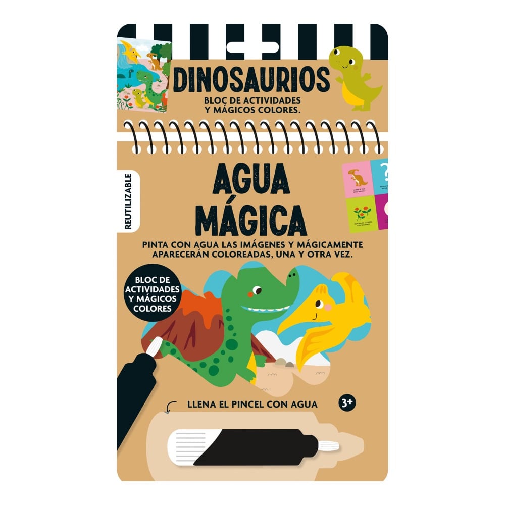 Libro Agua Mágica: Dinosaurios