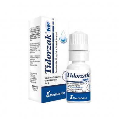 Tidorzak Free 0.5% Solución Oftálmica 5 ml