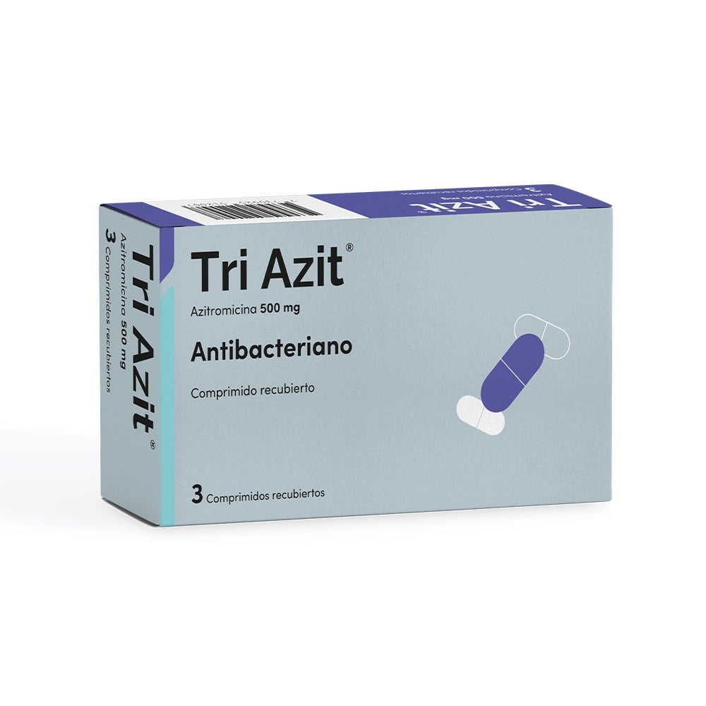 Tri Azit 500 mg 3 Comprimidos Recubiertos