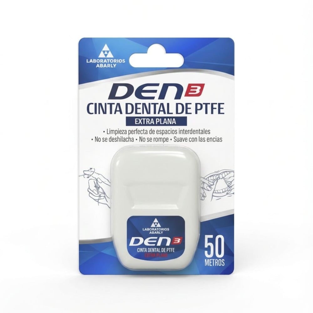 Hilo Dental Den3 Extra Plana 50 m 