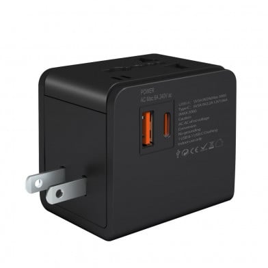 Adaptador de Viaje Argom Universal con Carga Rápida