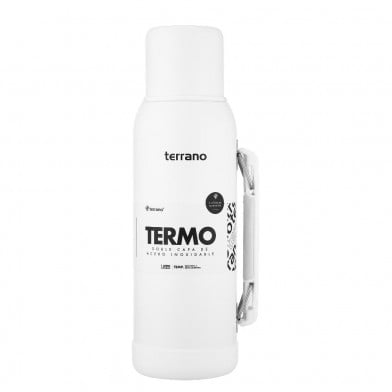 Termo Terrano con Base de Silicona Blanco 1 l