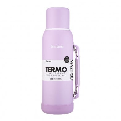 Termo Terrano con Base Silicona Lila 1 l