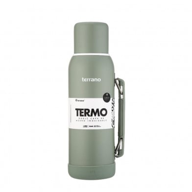 Termo Terrano con Base Silicona Oliva 1 L