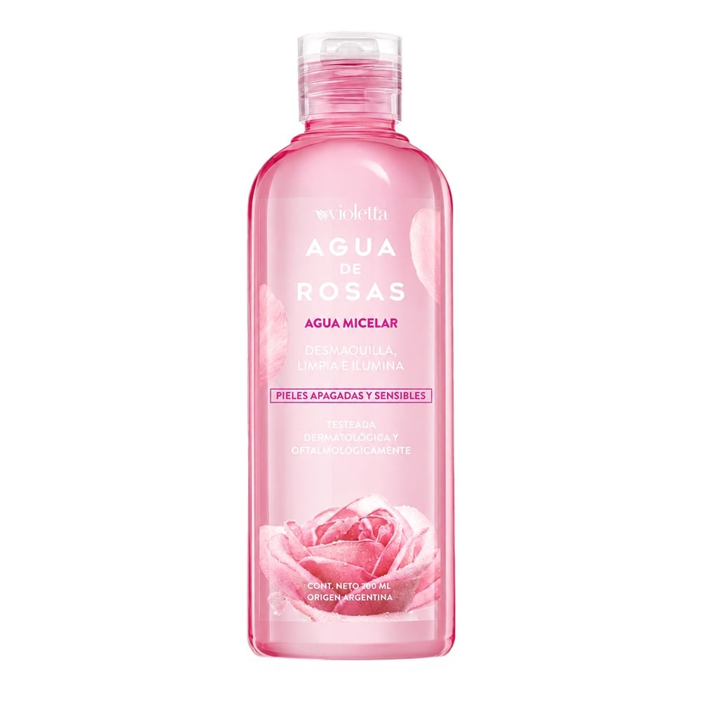 Agua Micelar Violetta de Rosas 200 ml 