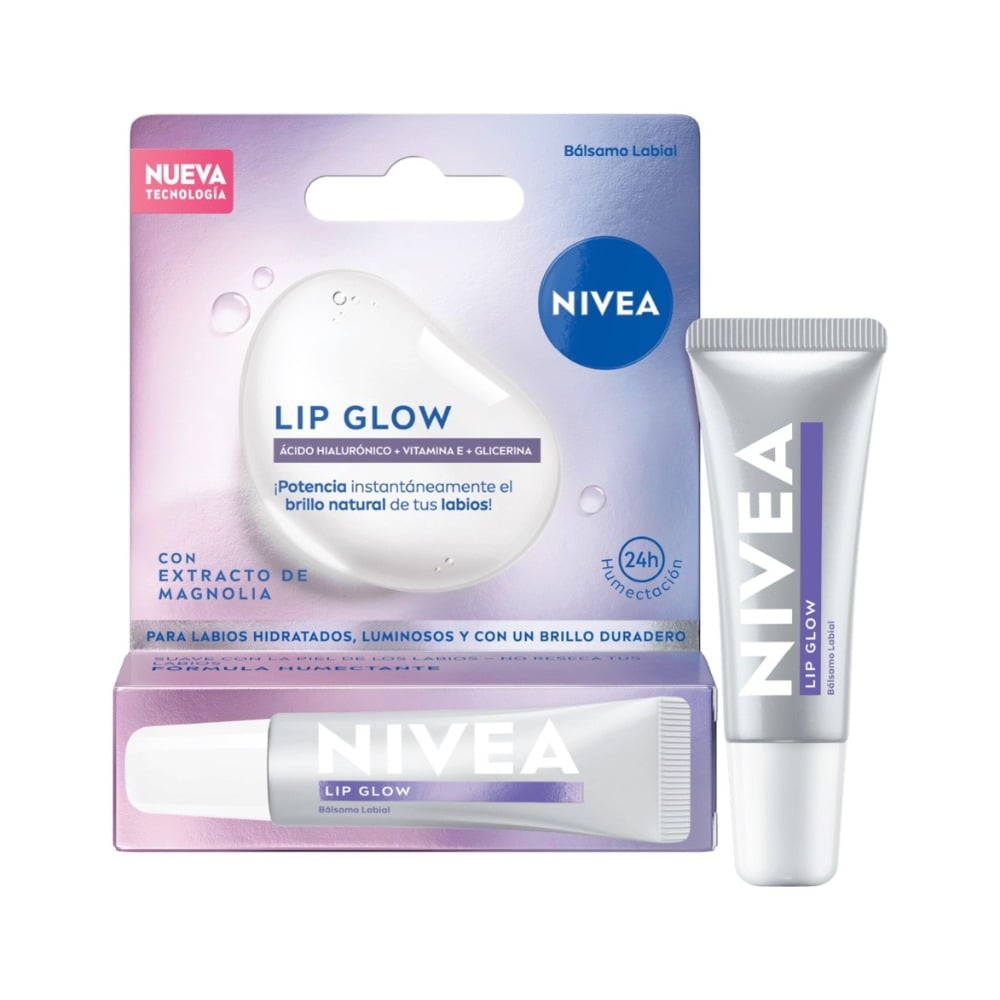 Bálsamo Labial Nivea Lip Glow 10 ml 