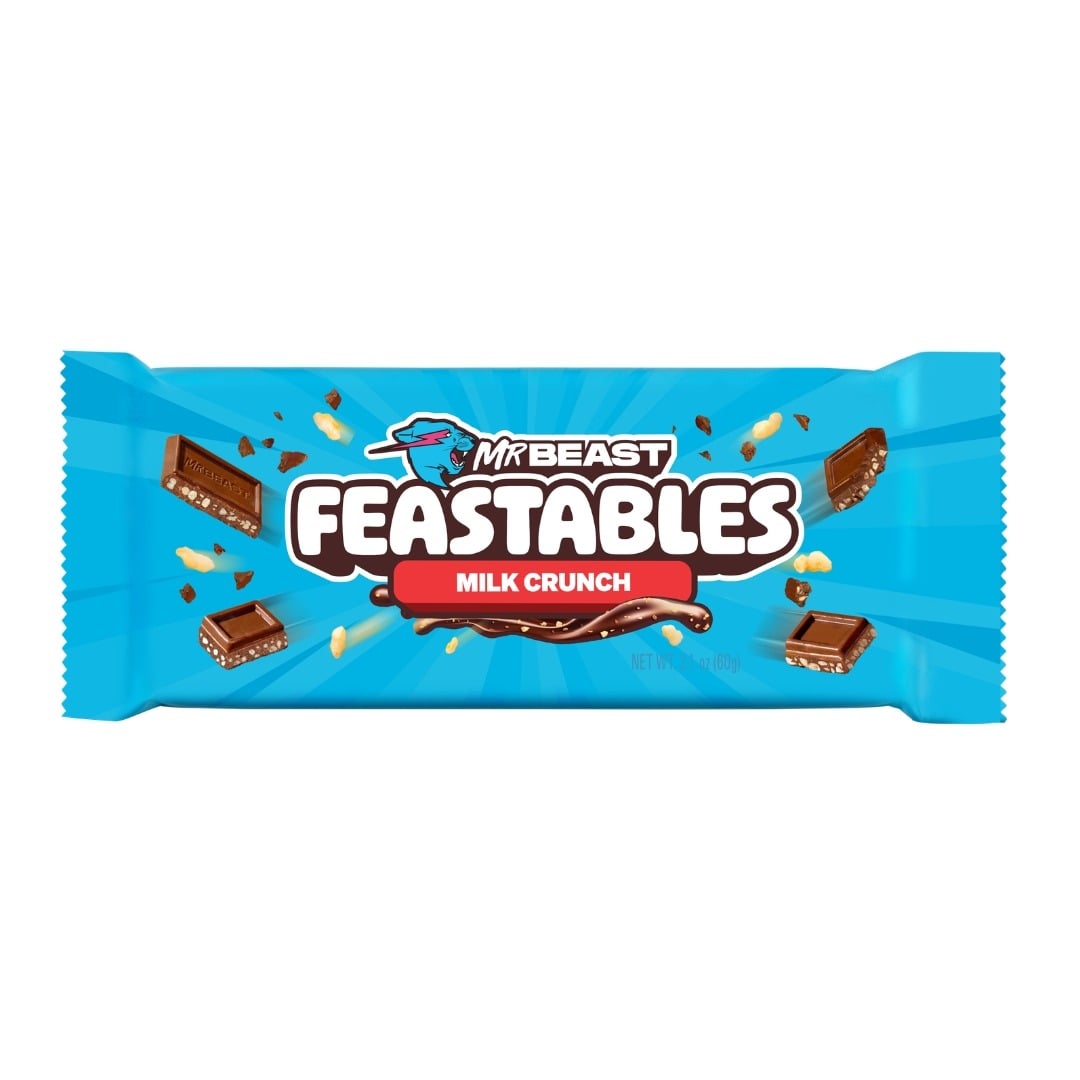 Chocolate con Leche Mr Beast Feastables Crunch 60 g 