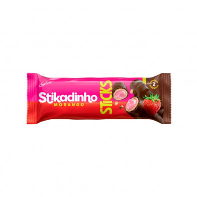 Barquillo Relleno Bib's Sticks Stikadinho Frutilla 32 g