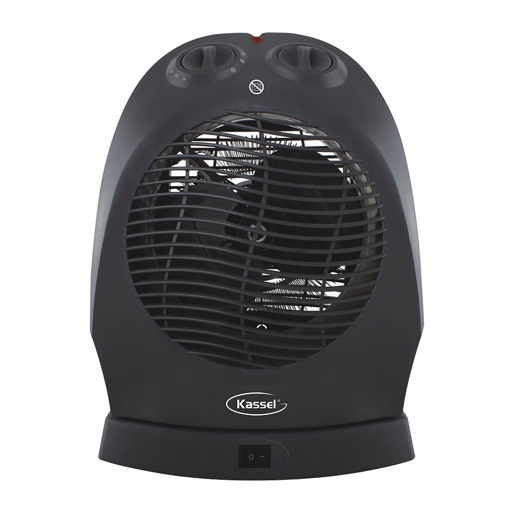 Caloventilador Kassel Oscilante Negro 